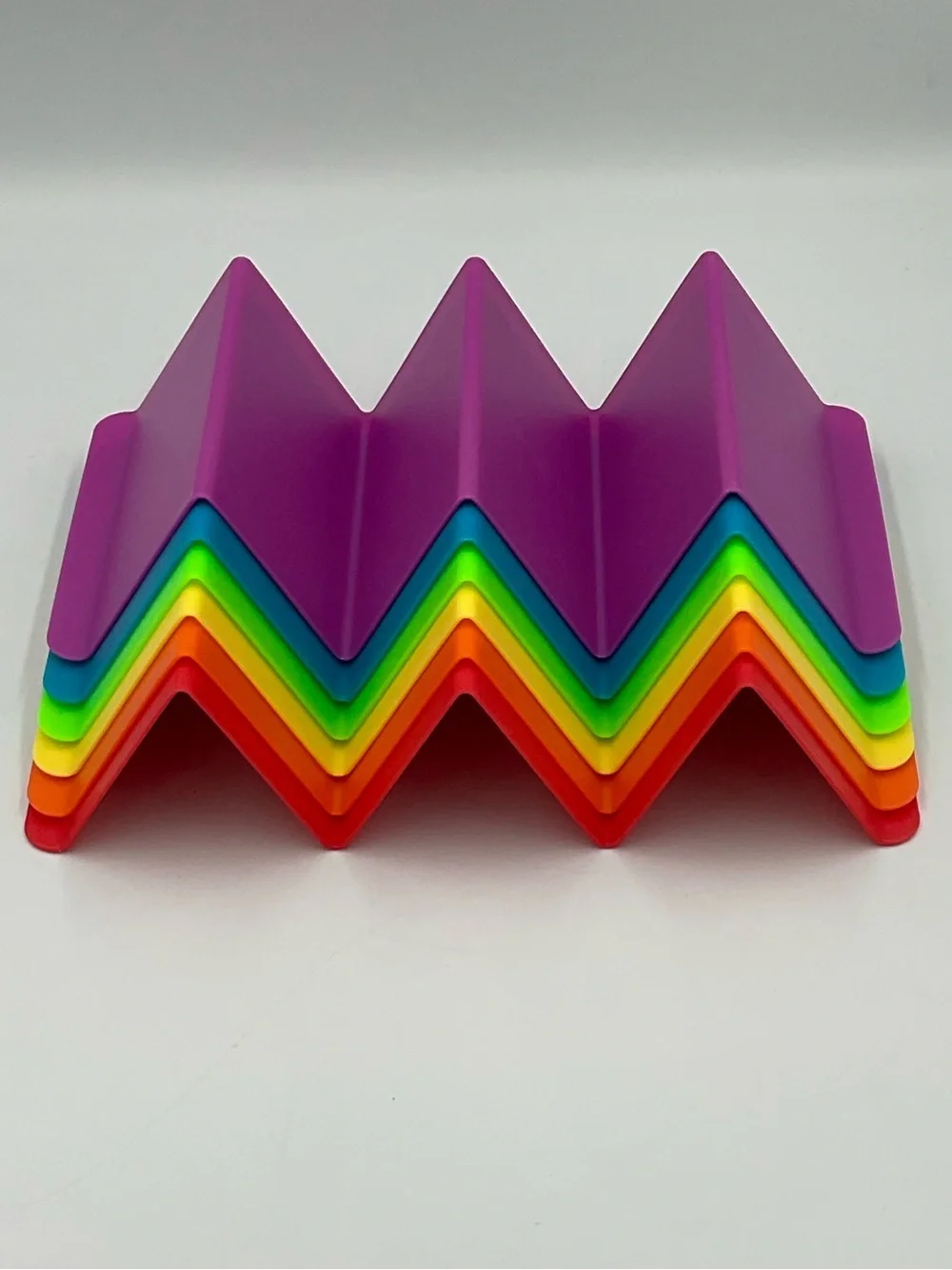 Aichoof Rainbow Color Taco Holders - Set of 6